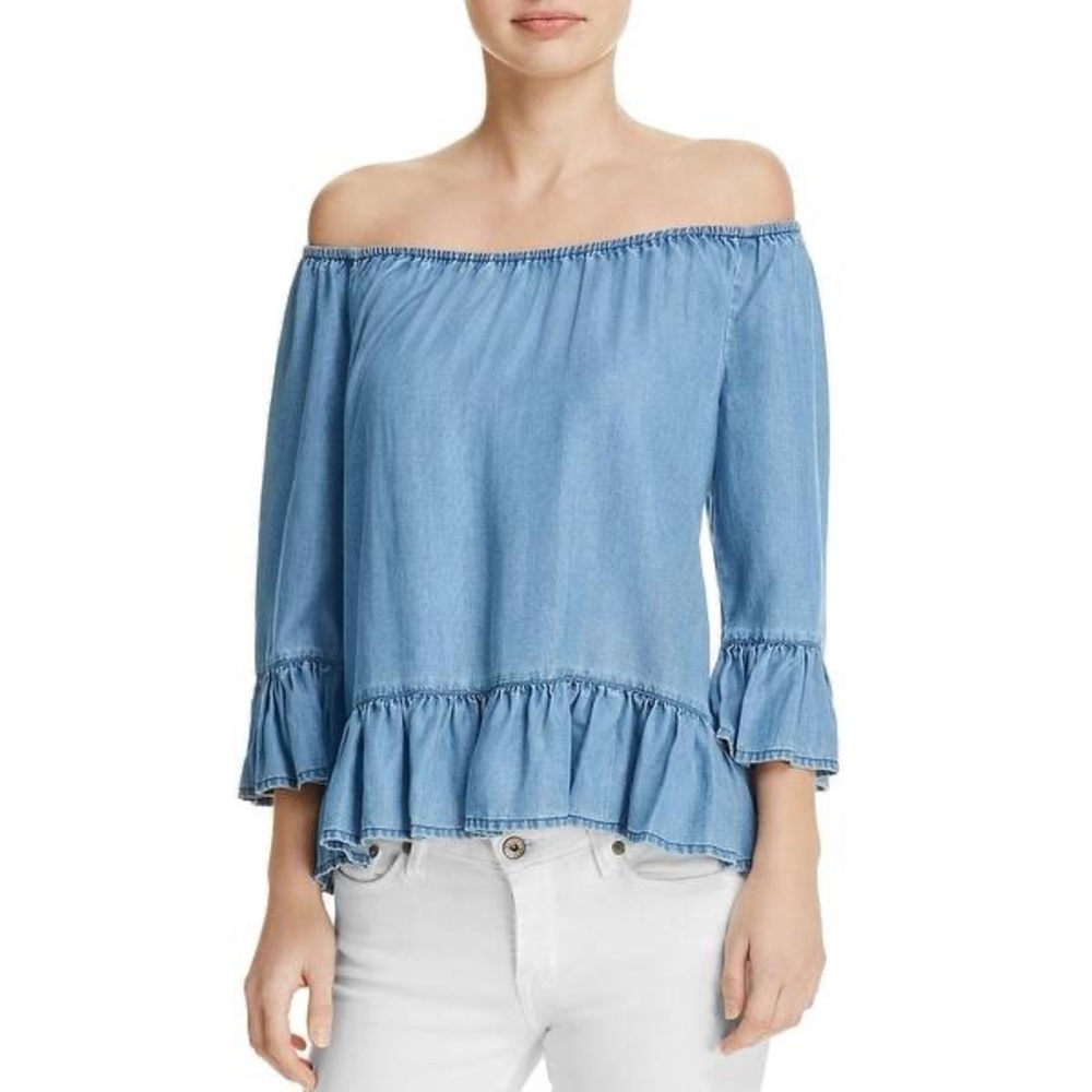 BEACH LUNCH LOUNGE Off The Shoulder Top M